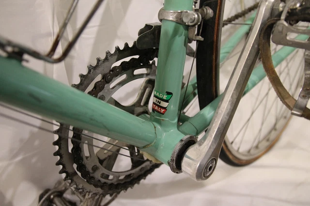 Bianchi mod. Rekord 841 Sachs Huret celeste eroica bici corsa vintage 10