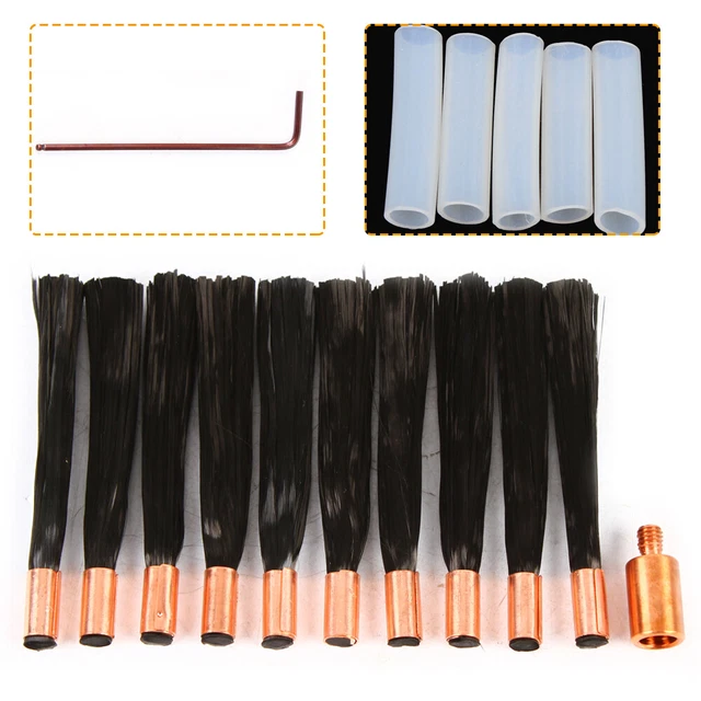 10x M6 Weld Brushes for Weld Seam Bead Joint Cleaning Polishing Brush Head New
