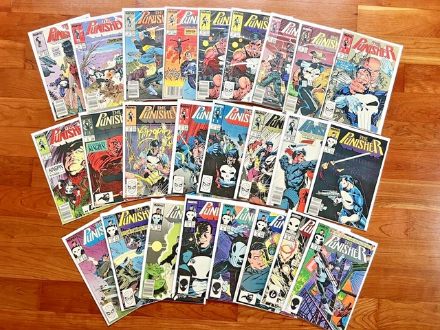 The Punisher Lot of 25 Comics #1-16,18-25 Near Complete Run Key VF to NM Marvel