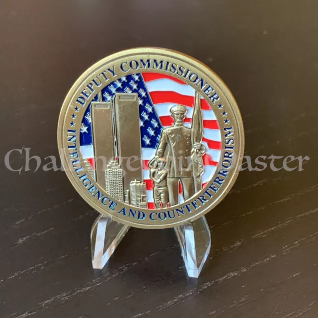 C66 NYPD CHIEF OF INTELLIGENCE BUREAU CHALLENGE  COIN CoinForce