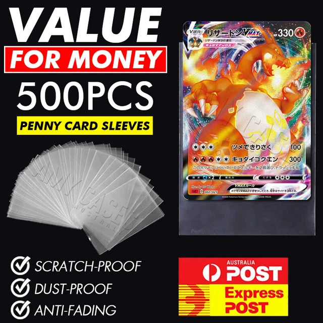 Card Penny Sleeves Ultra Pro 100-Pack Clear Penny Card Sleeves - Standard  Size Protector For Pokemon, MTG, Yu-Gi-Oh! Pokemon Card Sleeves