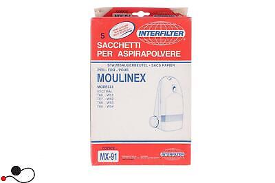 Sacchetto Aspirapolvere MOULINEX Compatibile T206 