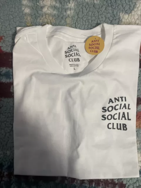 Anti Social Social Club Classic White T-Shirt L ASSC