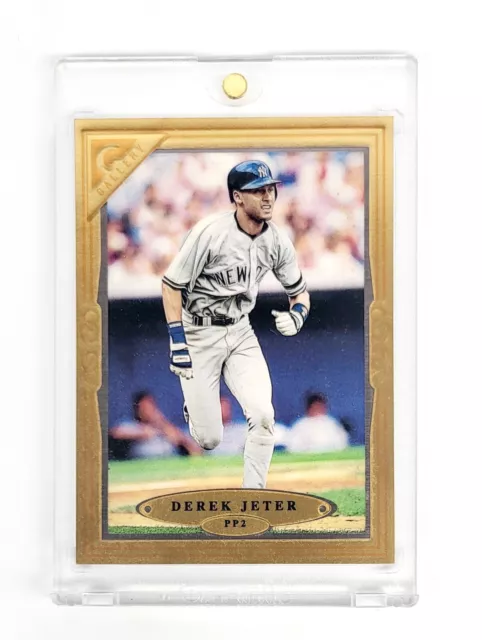 GOLD BORDER PRE PRODUCTION PARALLEL 1997 Topps Gallery Derek Jeter #PP2 YANKEES