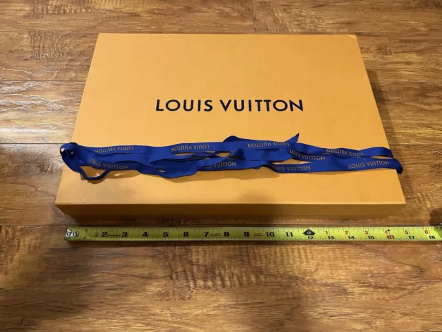 Louis Vuitton Magnetic Empty Box tissue receipt envelope 15 x 11.5  Authentic