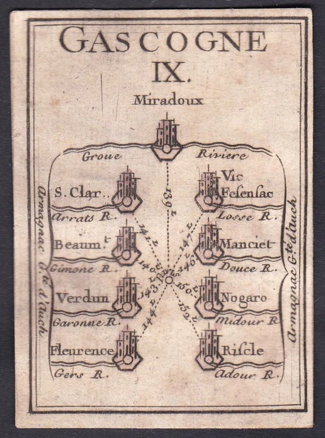 Gascogne Frankreich France carte a jouer playing card Spielkarte cartes cards
