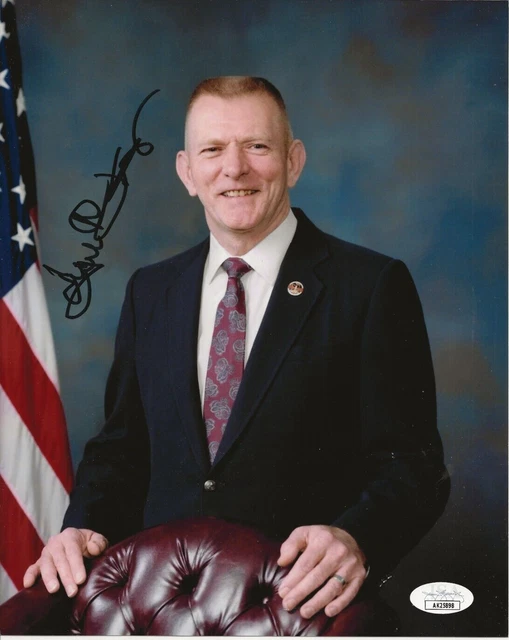 Eugene Kranz NASA Flight Director REAL hand SIGNED Photo JSA COA Apollo 13