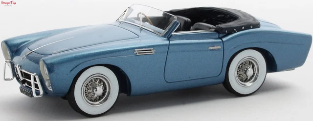 Miniature Pegaso Z-102 Series II Cabriolet Saoutchik 1954 - Matrix 1/43 Bleu - NEUVE