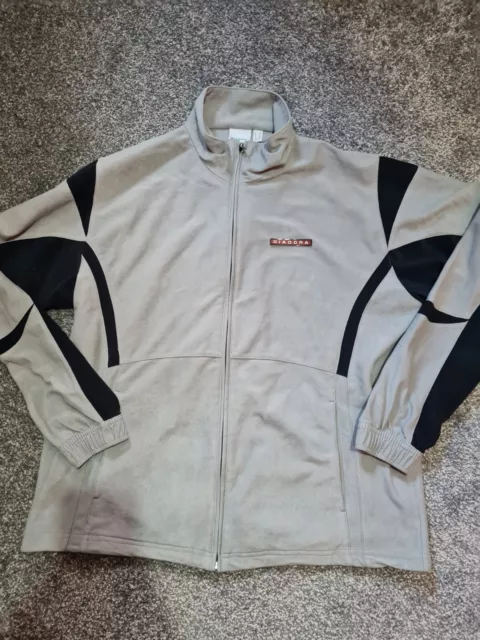 Mens DIADORA zip Up Top Xxl