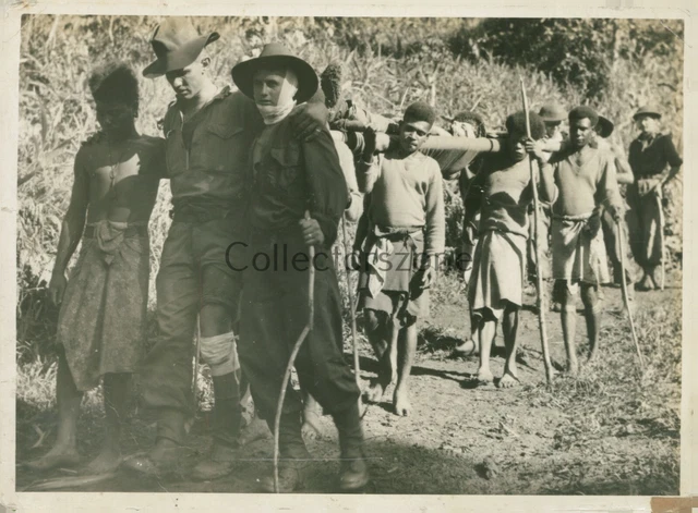 Shaggy Ridge Rmc WWII AUSTRALIAN ARMY Battle Shaggy Ridge Finistere Range wounded Troops ...