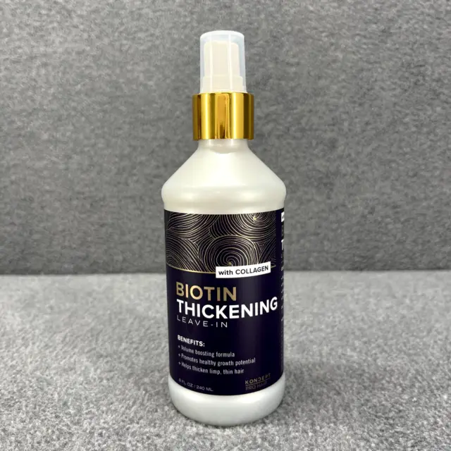 KONCEPT Pro Hair Biotin Thickening Leave In Spray with Collagen 8 fl oz 240 mL
