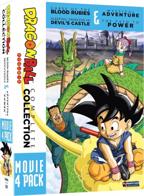 Dragon Ball: 4 Movie Collection DVD Anime TV Show, Cartoon, Master Roshi