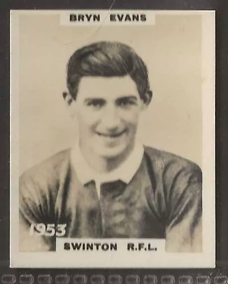 Pinnace Football-Pinnace Back-#1953- Rugby - Swinton Rfl - Bryn Evans