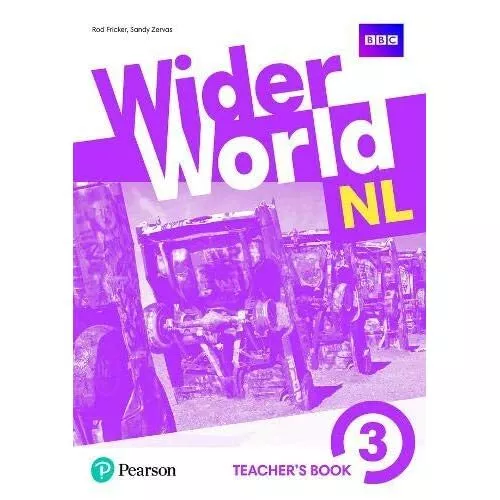 Wider World Netherlands 3 Teacher's Book (Wider World) - Spiral Bound NEW Fricke