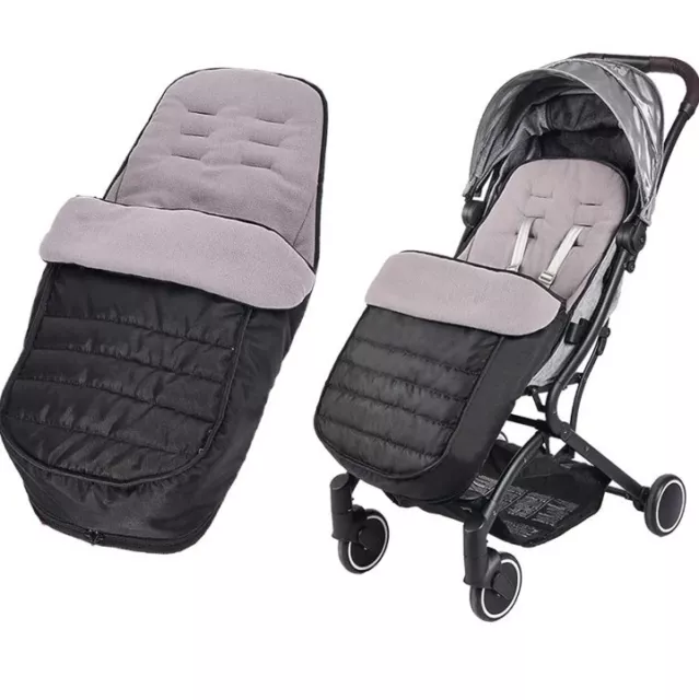 Universal Pushchair Footmuff Fleece Lined Stroller Pram Waterproof and Windproof