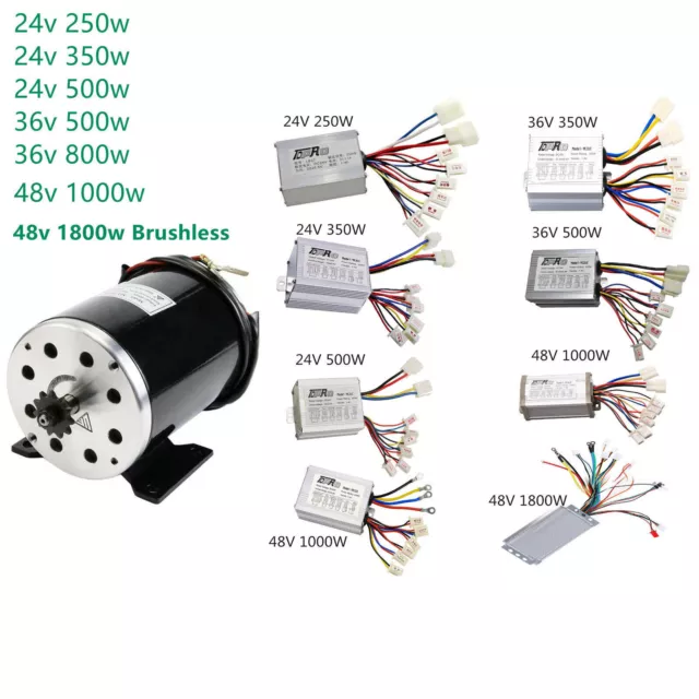 Electric Brush/brushless Motor Controller for Ebike Scooter Go kart Quad Buggy