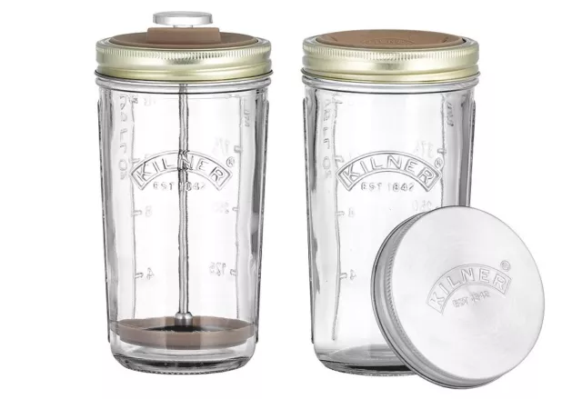 Kilner HAUSRAT Nussmilch Herstellungs-Set 2-teilig