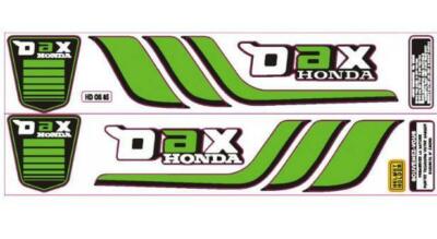 STICKER SET DAX verde per Honda Dax ST ab23 Skyteam dax tra l'altro Adesivo Emblema 