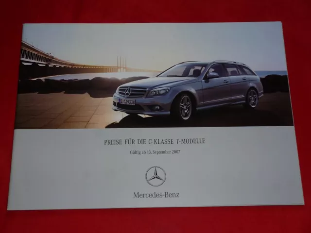 Preisliste Mercedes-Benz C-Klasse T-Modell S204 vom 04.04.2012.