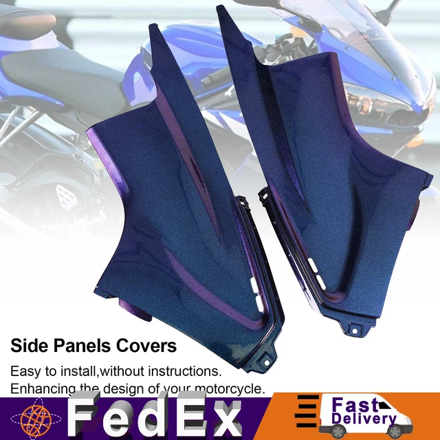 Gas Tank Side Trim Cover Panel Fairing Cowl for Yamaha YZF R6 2003-2005 Irid S3