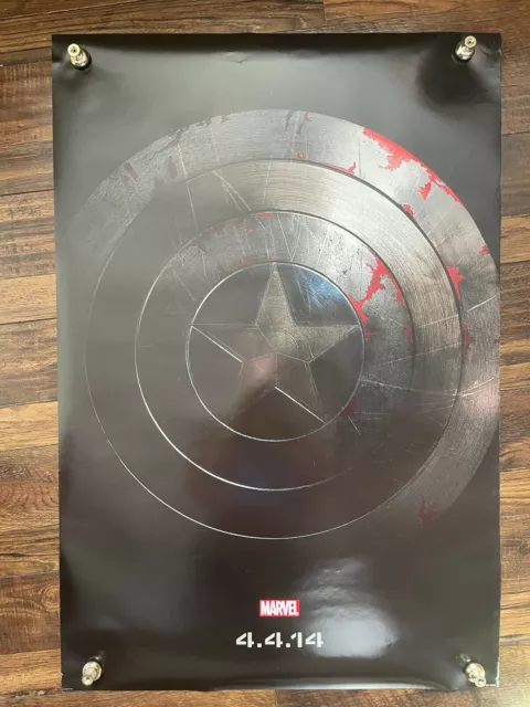 Captain America The Winter Soldier Movie Poster 2014 Original 27x40 D/S Teaser