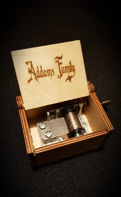 La Famille Addams Generic Music Wooden Music Box - Customizable