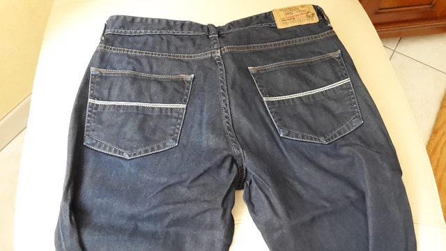 Pantalon Jean En Cuir Noir Camel Active – Taille 34, Coupe Straight – Neuf Avec étiquettes