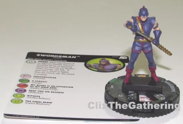 SWORDSMAN #025 #25 Avengers/Defenders War Marvel HeroClix