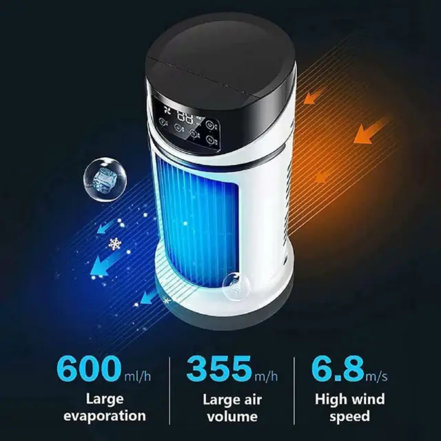 Mini climatiseur portable refroidisseur ventilateur refroidissement par eau ven\ 3