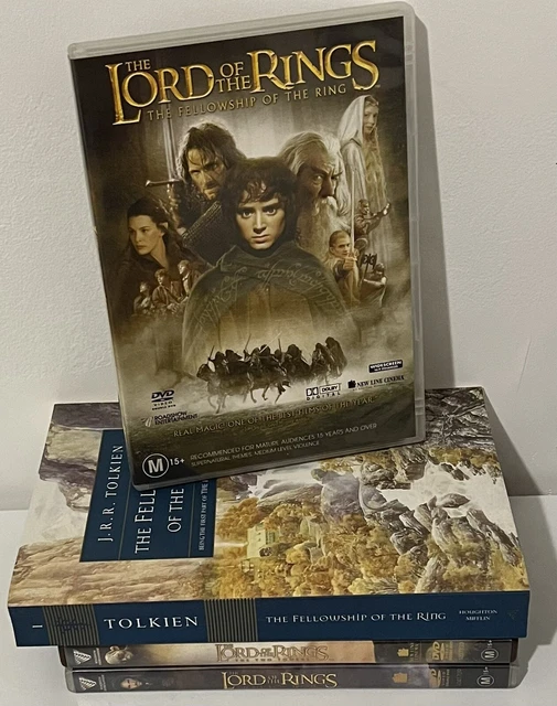 Lord Of The Rings, Trilogy DVDs + The Fellowship Of The Ring Book