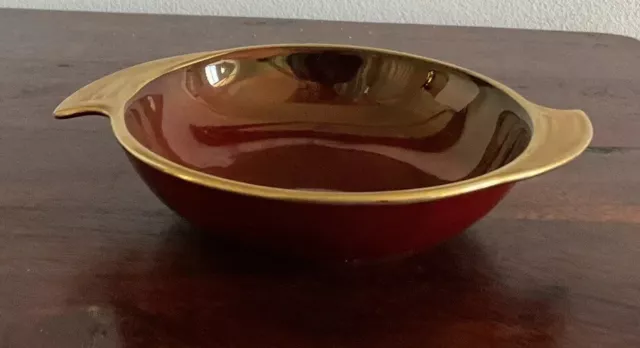 Lovely Vintage  Art Deco Carlton Ware ‘ Rouge Royale’ Bowl Made In England 3