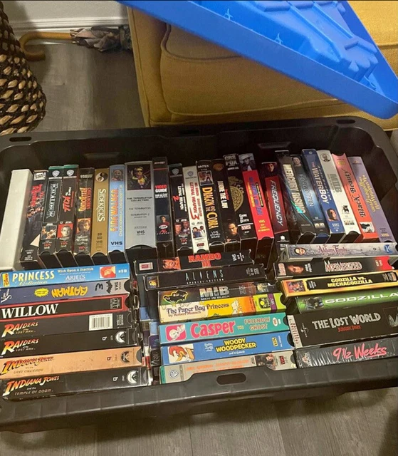 VHS TAPES LOT 20 Random Assorted Bulk Lot Tapes Comedy Horror Classic