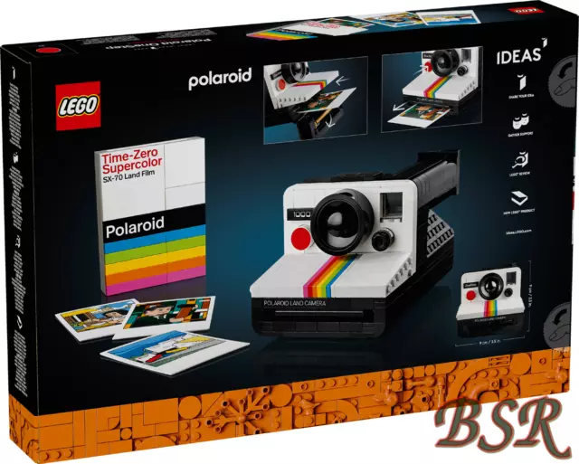 LEGO® IDEAS: 21345 Polaroid OneStep SX-70 Sofortbildkamera ! NEU & OVP ! 3