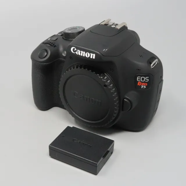 Canon EOS Rebel T5 18 MP Digital SLR Camera --- Black (Body Only)