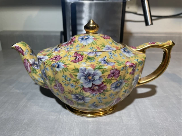 James Sadler England Sophie Chintz One Cup Teapot Excellent