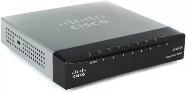 Switch Administrable Cisco SG200-08 | 8 ports Gigabit