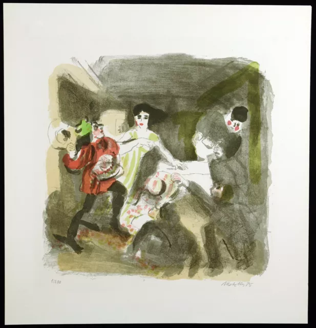 DDR. "Zu Shakespeare", 1985. Lithographie Harald METZKES (*1929 D) handsigniert