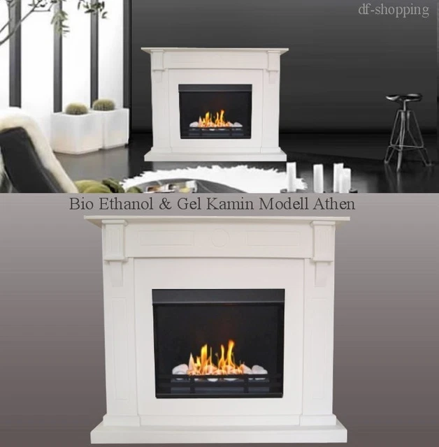 Cheminée éthanol Rafael Premium – 80x90x30cm – 21 Pièces – Made In Germany