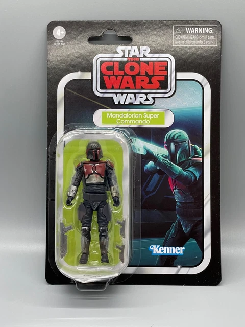 STAR WARS VINTAGE Collection The Clone Wars: Mandalorian Super Commando ...