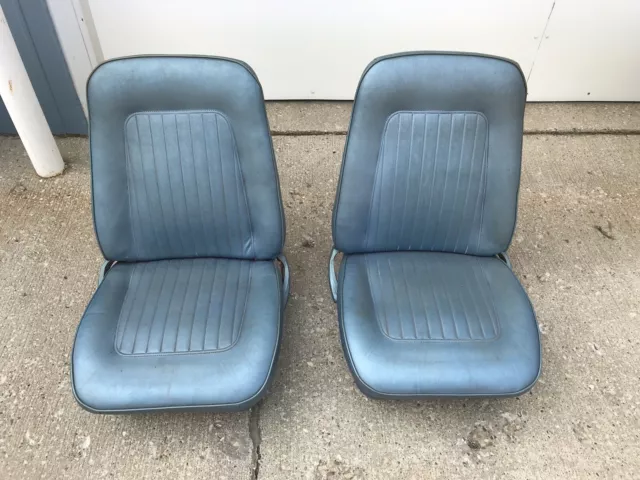 1967 1968 67-68 Camaro Firebird bucket Seat seats Rear Seat Console Complete Set