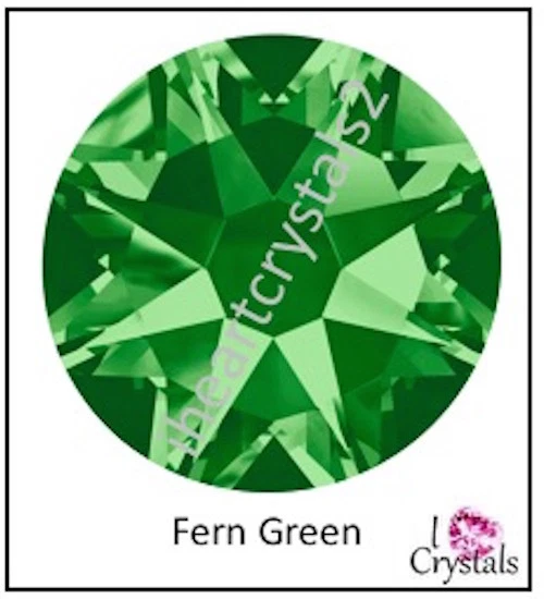 FERN GREEN 7ss 2mm 2058 IHC Austrian Crystal Flatbacks Rhinestones 1440 pcs