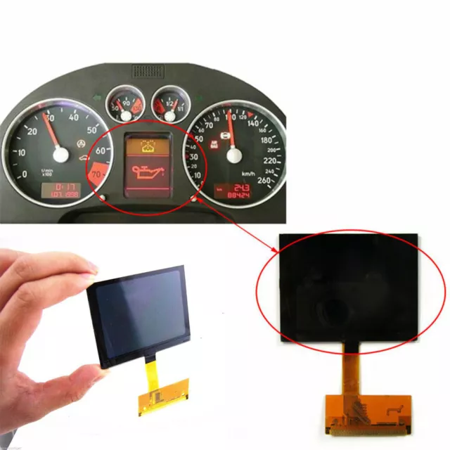 FIS VDO LCD Speedometer Instrument Display For Audi A3 A4 A6 C5 Passat   B6 .