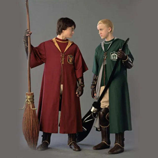 Harry Potter Robe Umhang Quidditch Gryffindor Unisex Cosplay Kostüm Cape Kleid