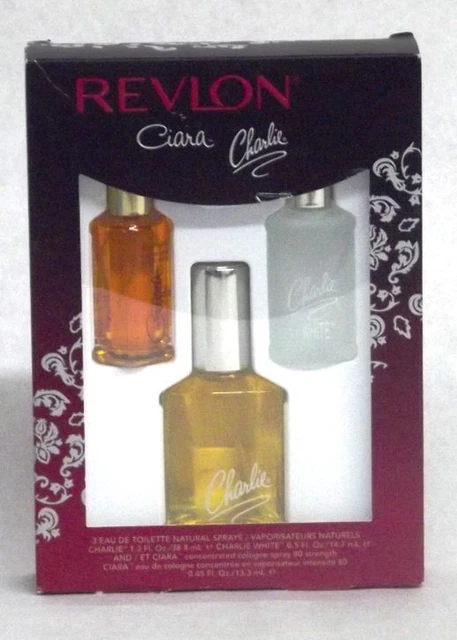 REVLON CHARLIE ALL OVER Concentrated Cologne Spray Powder Gift Set
