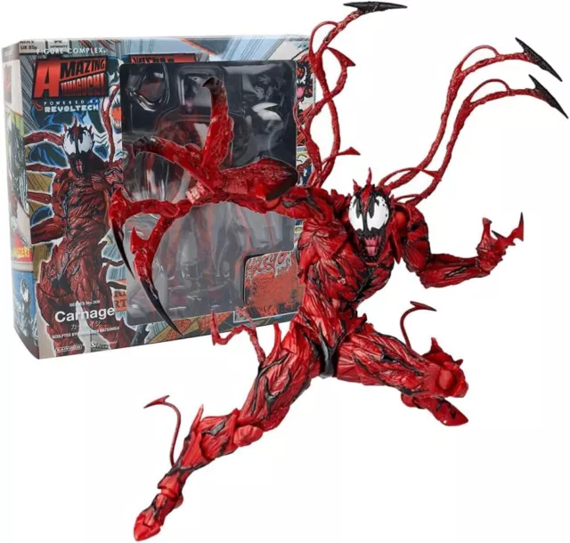 Red Venom Carnage Action Figure Spider Man Statue Model Toy Gift PVC US STOCK