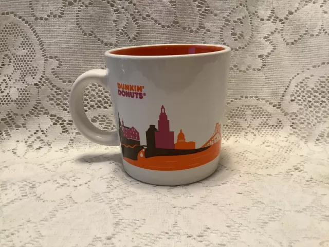 Dunkin Donuts Rhode Island Runs on Dunkin Destinations Mug 14oz Coffee Cup 2012