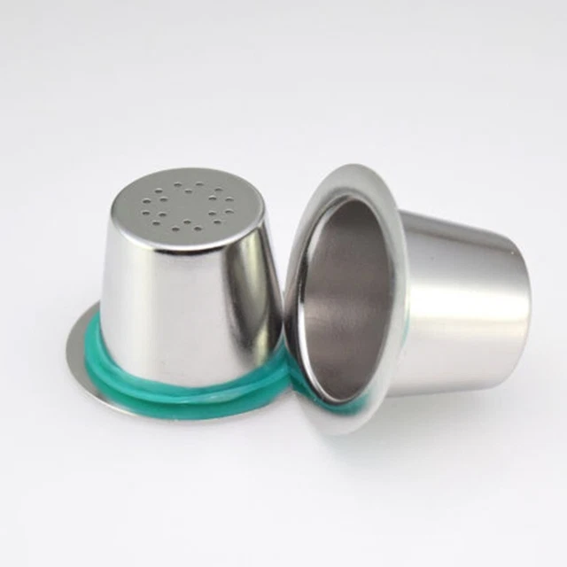 Ciotola per capsule caffè riutilizzabile in acciaio inox senza problemi