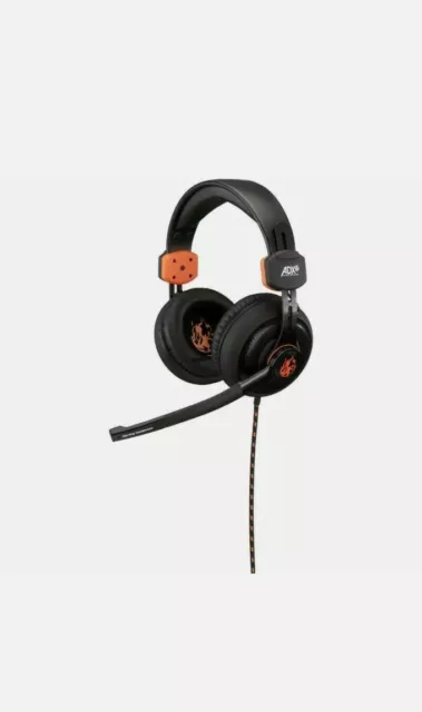 ADX FIRESTORM A01 Gaming Headset Black Orange PC MAC PS4