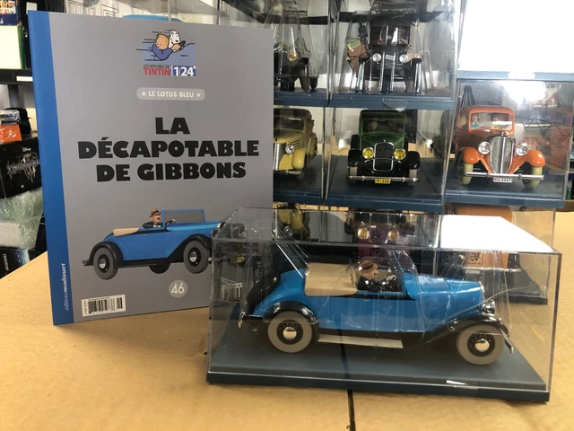 Voiture TINTIN 1/24 Collection Hachette N°46 La Décapotable de Gibbons