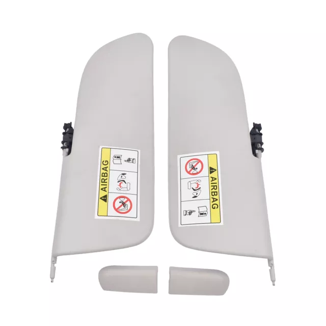 Pair Left & Right Sun Visor Set for Citroen C3 II 1.0 1.1 1.2 1.4 1.6 2009-2016